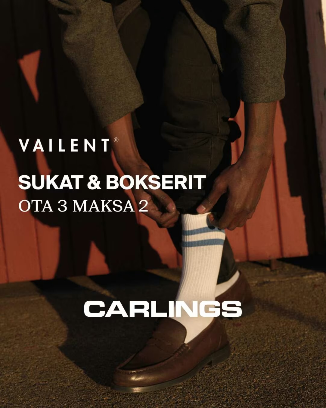 Ota 3 maksa 2 Carlings