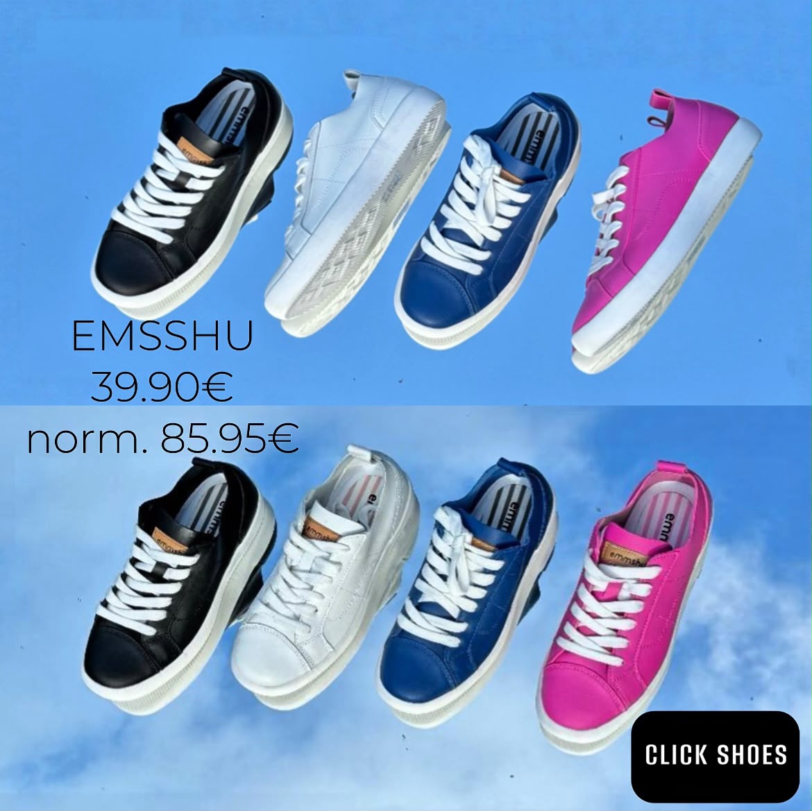 Emmshu-tennarit 39,90 Click Shoes