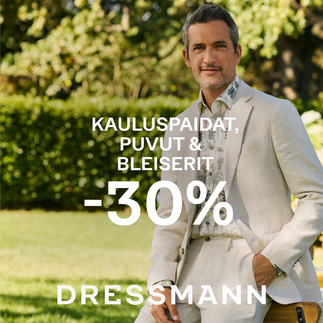 Puvut, bleiserit & kauluspaidat -30% Dressmann