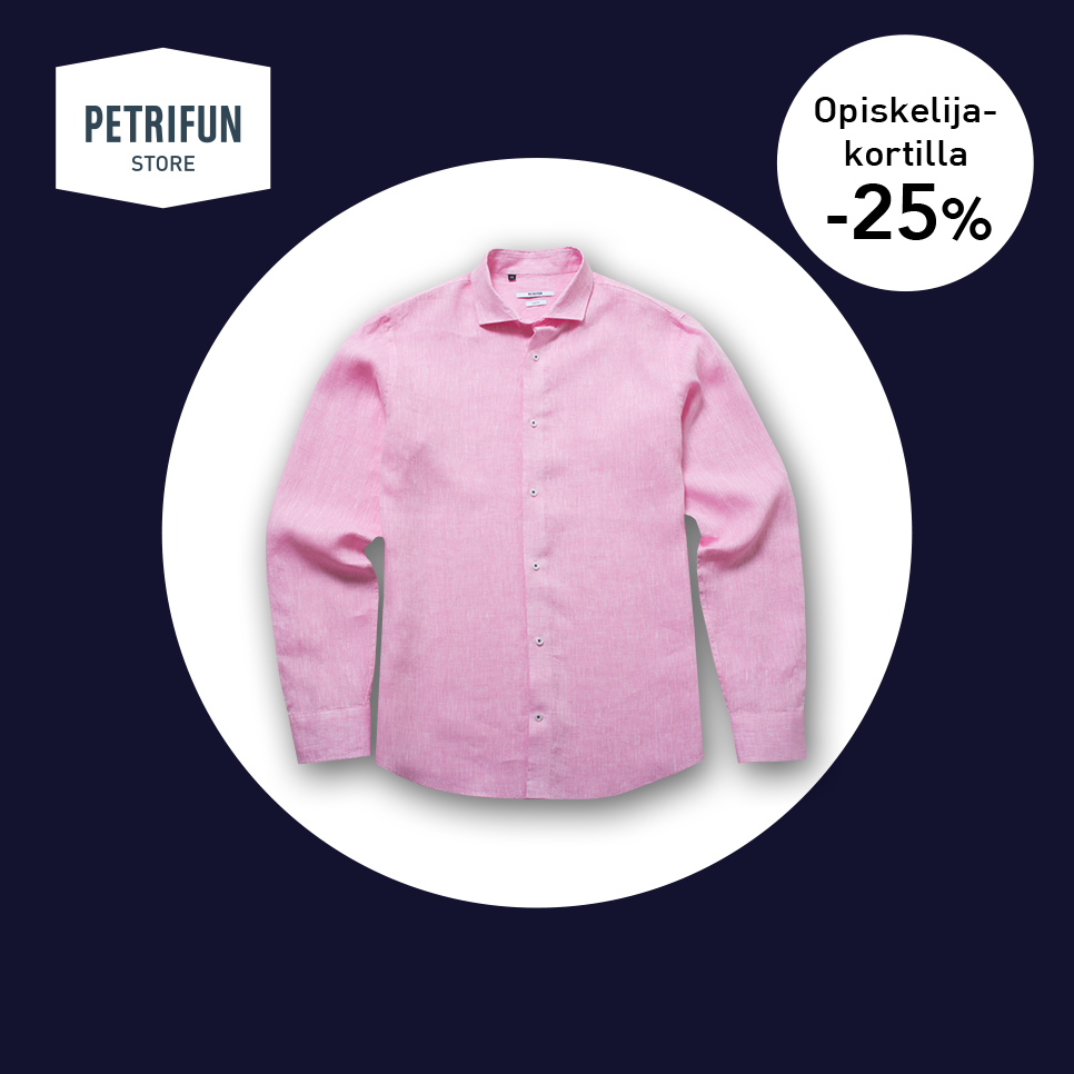 OPISKELIJAKORTILLA -25% PETRIFUN Store