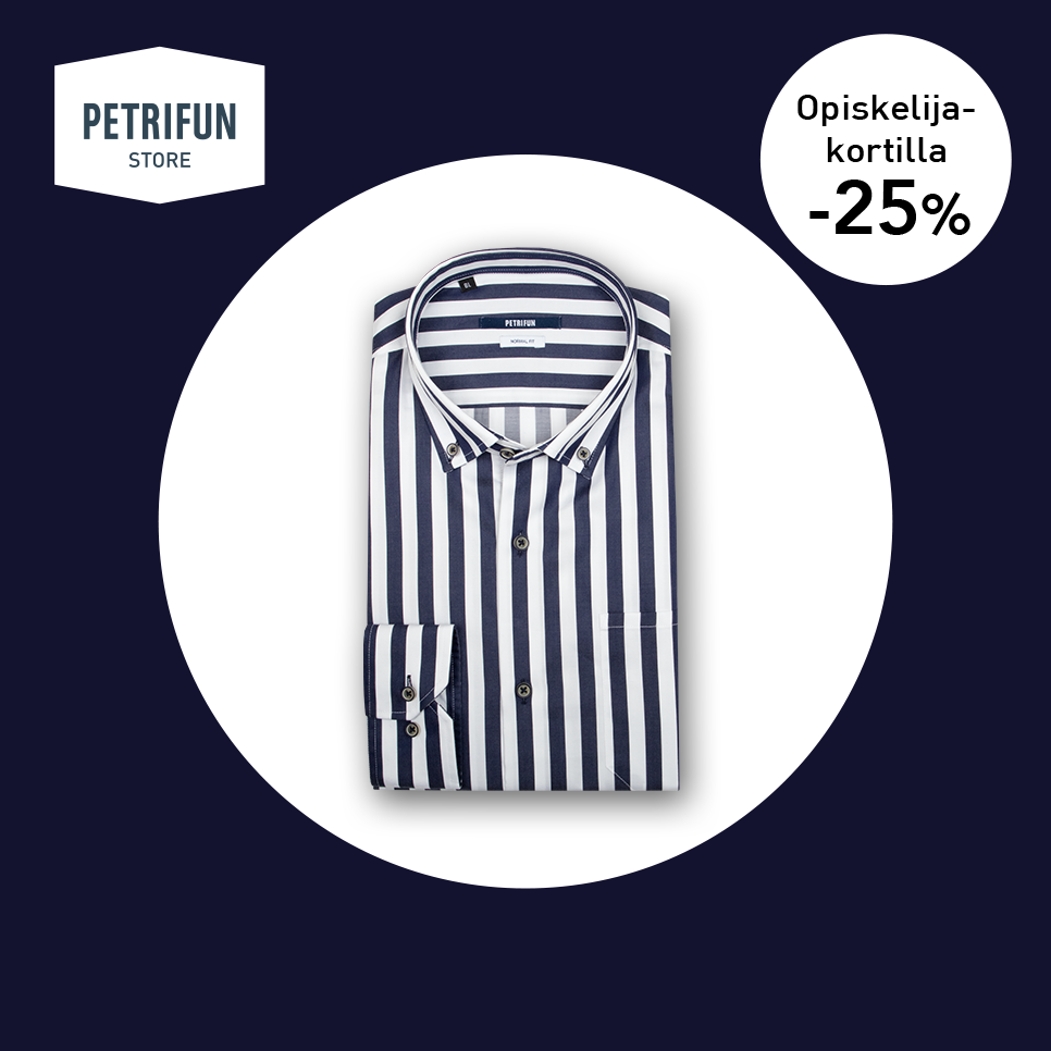 OPISKELIJAKORTILLA -25% PETRIFUN Store