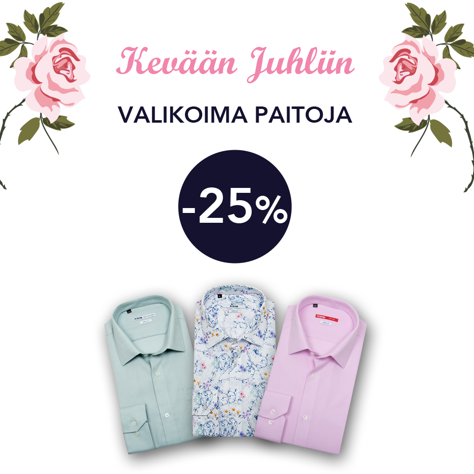 VALIKOIMA KAULUSPAITOJA -25% PETRIFUN Store