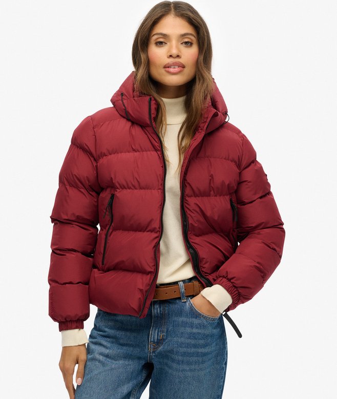 Hooded sports puffer Superdry & Co