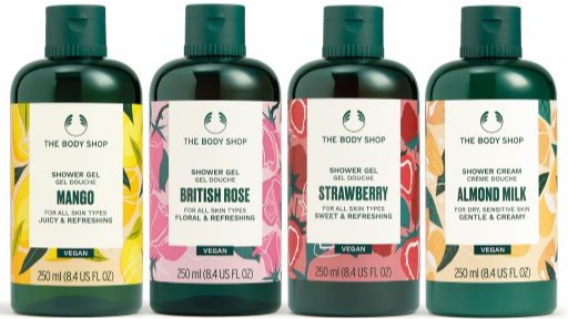 Erä suihkugeeljä 2kpl/12€ The Body Shop