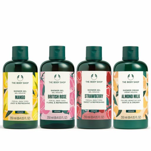 Suihkugeelit 250ml 2kpl/12€ The Body Shop