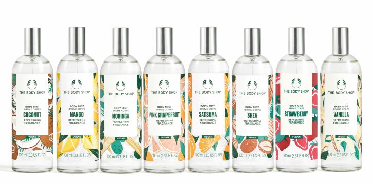 Vartalosuihkeet 100ml -50% The Body Shop