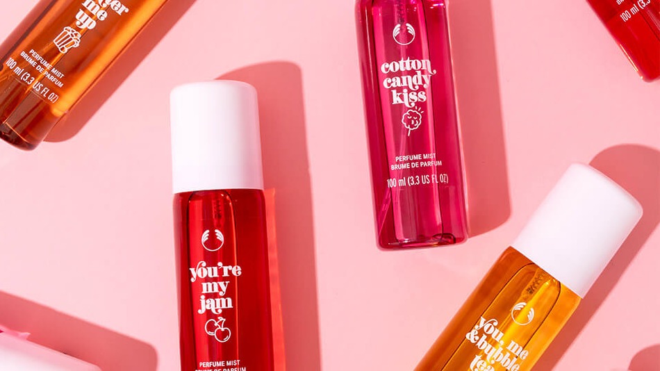 Vartalosuihkeet 2kpl/25€ The Body Shop