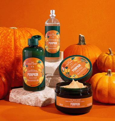 Pumpkin -sarja <3 The Body Shop