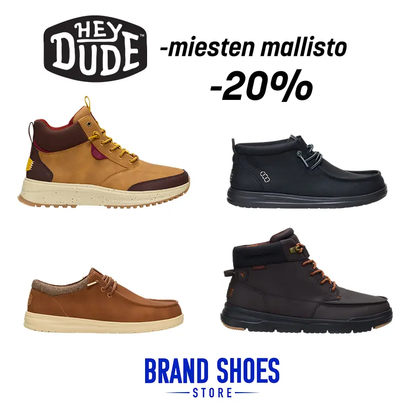 Hey Dude -miesten kengät -20% Brand Shoes Store